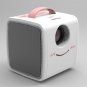 W-S1 10W Children Video Projector 30 Lumens HD 1080P LCD Technology (Pink)