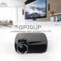 Simplebeamer GP70UP Micro Wireless Projector 1200 lumens Android 4.4 HD Home Theater (Black)