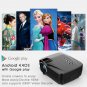 Simplebeamer GP70UP Micro Wireless Projector 1200 lumens Android 4.4 HD Home Theater (Black)