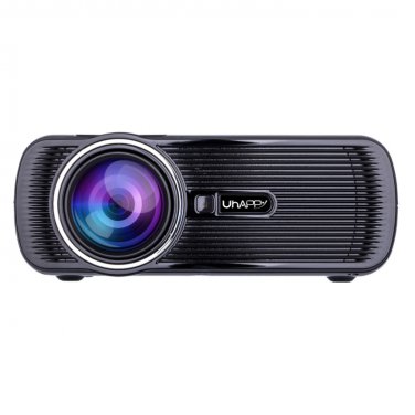 Uhappy U80 PRO 2200LM Android 4.4 Wireless Sync Display Home Theater LED WiFi Projector (Black)