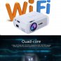 Uhappy U80 PRO 2200LM Android 4.4 Wireless Sync Display Home Theater LED WiFi Projector (Black)