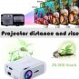 Uhappy U80 PRO 2200LM Android 4.4 Wireless Sync Display Home Theater LED WiFi Projector (Black)