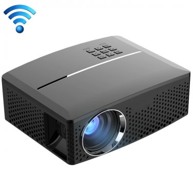 GP80UP Android WiFi LED Projector 1800LM 800x480 Home Theater (Black)