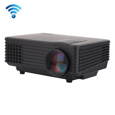 RD-805 Android WiFi LED Projector 800LM 800x480 Home Theater (Black)