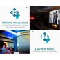 RD-805 Android WiFi LED Projector 800LM 800x480 Home Theater (Black)