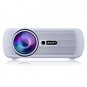 UHAPPY U80 Plus LCD 1500 Lumens Home Theater HD 1080P Mini Projector (White)