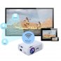UHAPPY U80 Plus LCD 1500 Lumens Home Theater HD 1080P Mini Projector (White)
