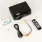 UHAPPY U45 PRO Home Theater 1080P Multimedia Mini Portable HD LED Projector (Black)