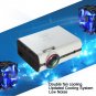 UHAPPY U45 PRO Home Theater 1080P Multimedia Mini Portable HD LED Projector (White)