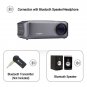UHAPPY U68 Single LCD Panel 1080P LED HD Mini Projector