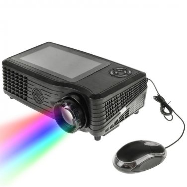 Android 4.0 Wifi Portable Mini LED Projector 5.0 inch LCD Screen for Home Theater