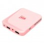 AUN X3 Full HD Smart Projector Support HD Port & DC-IN & USB & Audio 3.5mm (Pink)