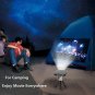 AUN X3 Full HD Smart Projector Support HD Port & DC-IN & USB & Audio 3.5mm (Pink)