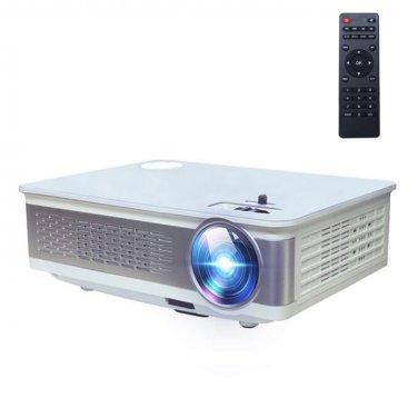 Z720 5.8 inch Single LCD Display Panel 1280x768P Smart Projector (White)