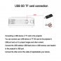 UHAPPY U76 Single LCD Panel 1080P LED HD Mini Projector (Grey)