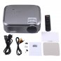 UHAPPY U76 Single LCD Panel 1080P LED HD Mini Projector (Grey)