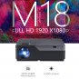 AUN M18 5.8 inch LCD Screen 5500 Lumens 1920x1080P Full HD Smart Projector