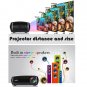 Uhappy U58 Pro 3200LM 1080P Home Theater 1280*768 LED Projector (Black)