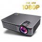 Wejoy L5 Home Theater Adjustable Optical Keystone Full HD 1080P LED LCD Video Projector (Black)