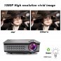 Wejoy L5 Home Theater Adjustable Optical Keystone Full HD 1080P LED LCD Video Projector (Black)