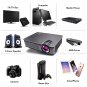 Wejoy L5 Home Theater Adjustable Optical Keystone Full HD 1080P LED LCD Video Projector (Black)