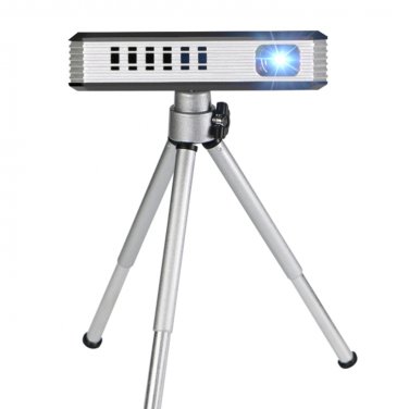 CACACOL ITC-DO2 Plus 50LM WiFi Smart 854*480 (WVGA) DLP 0.3DMD+RGBLED Portable Projector (Black)