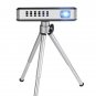 CACACOL ITC-DO2 Plus 50LM WiFi Smart 854*480 (WVGA) DLP 0.3DMD+RGBLED Portable Projector (Black)
