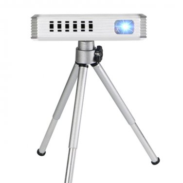 CACACOL ITC-DO2 Plus 50LM WiFi Smart 854*480 (WVGA) DLP 0.3DMD+RGBLED Portable Projector (White)