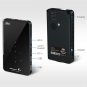 AUN X2 0.3 inch DMD Display 2000 Lumens 800*480P Smart Projector, 1GB + 8GB (Black)
