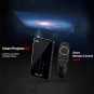 AUN X2 0.3 inch DMD Display 2000 Lumens 800*480P Smart Projector, 1GB + 8GB (Black)