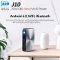 AUN J10 0.33 inch DMD Panel Display 700 ANSI Lumens 1920x1080P Full HD Smart Projector (Black)
