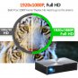 AUN J10 0.33 inch DMD Panel Display 700 ANSI Lumens 1920x1080P Full HD Smart Projector (Black)