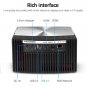 AUN H1 0.45 inch DMD Panel Display 1300 ANSI Lumens 1280x800P Full HD Smart Projector (Black)