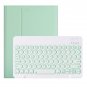 AYM12D For iPad 10.2 2019/Air 10.5 inch/Pro 10.5 inch Round Key Bluetooth Keyboard (Green)