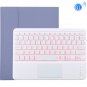TG-102BCS Detachable Bluetooth White Keyboard Case for iPad 10.2 inch / iPad Air (2019) (Purple)