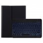 YM11D For iPad Pro 11 inch (2020 / 2018) Detachable Round Key Bluetooth Keyboard Case (Black)