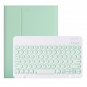 YM11D For iPad Pro 11 inch (2020 / 2018) Detachable Round Key Bluetooth Keyboard Case (Green)