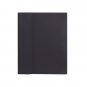 X-11BCS Skin Plain Texture Bluetooth Keyboard Case for iPad Pro 11 inch 2020 / 2018 (Black)