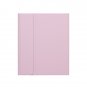 X-11BCS Skin Plain Texture Bluetooth Keyboard Case for iPad Pro 11 inch 2020 / 2018 (Pink)