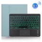 X-11BCS Skin Plain Texture Bluetooth Keyboard Case for iPad Pro 11 inch 2020 / 2018 (Green)