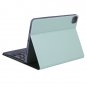X-11BCS Skin Plain Texture Bluetooth Keyboard Case for iPad Pro 11 inch 2020 / 2018 (Green)