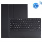 1298B For iPad Pro 12.9 inch （2018） Lambskin Texture Bluetooth Keyboard Leather Cover (Black)