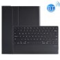 1298B For iPad Pro 12.9 inch （2018） Lambskin Texture Bluetooth Keyboard Leather Cover (Black)