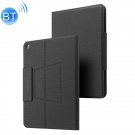 P102AS For iPad 10.2 inch 2019 Backlight Bluetooth Keyboard Leather Case (Black)