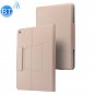P102AS For iPad 10.2 inch 2019 Backlight Bluetooth Keyboard Leather Case (Pink)