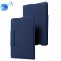 P102AS For iPad 10.2 inch 2019 Backlight Bluetooth Keyboard Leather Case (Blue)