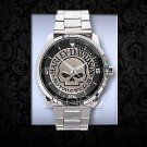 5 New Harley Davidson Skull Logo Wriswatch Design Sport Watch On Sport Metal Watc