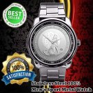 2017 oz Canadian Silver Wolf Moon Coin Wristwatches Sport Metal Watch Best