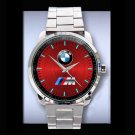 BMW AMG M Power Series Wheel elegan Logo Sport Metal Watch