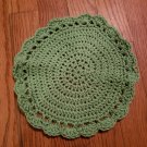 Sage Round Cotton Dish Cloth - On Hand